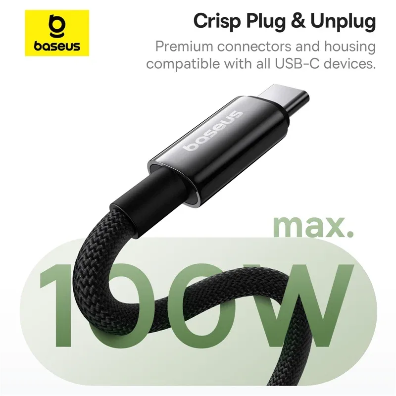 BASEUS TUNGSTEN GOLD MAGNETIC CHARGING CABLE 1M P20W P10319805111 thumbnail 7