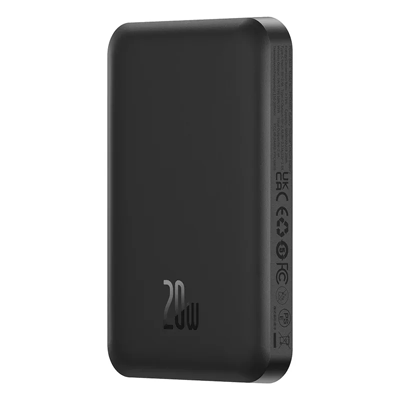 BASEUS MAGNETIC MINI WIRELESS FAST CHARGE POWER BANK 5000MAH 20W CLUSTER BLACK P10022107113 thumbnail 13