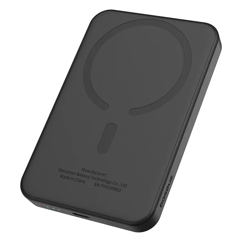 BASEUS MAGNETIC MINI WIRELESS FAST CHARGE POWER BANK 5000MAH 20W CLUSTER BLACK P10022107113 thumbnail 17