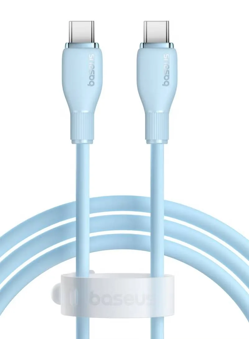 BASEUS PUDDING SERIES FAST CHARGING TYPE C TO TYPE C 100W CABLE 1.2M GALAXY BLUE P10355702311 thumbnail 4