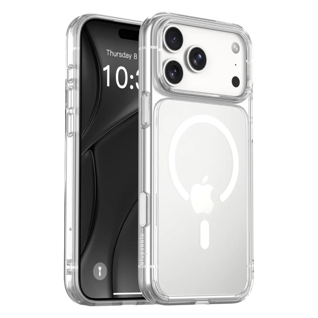 BLUPEBBLE IPHONE 18 PRO HYBRID MAG CLEAR CASE WITH MAGSAFE CLEAR BP-IPHMCLR18PRO-CL 