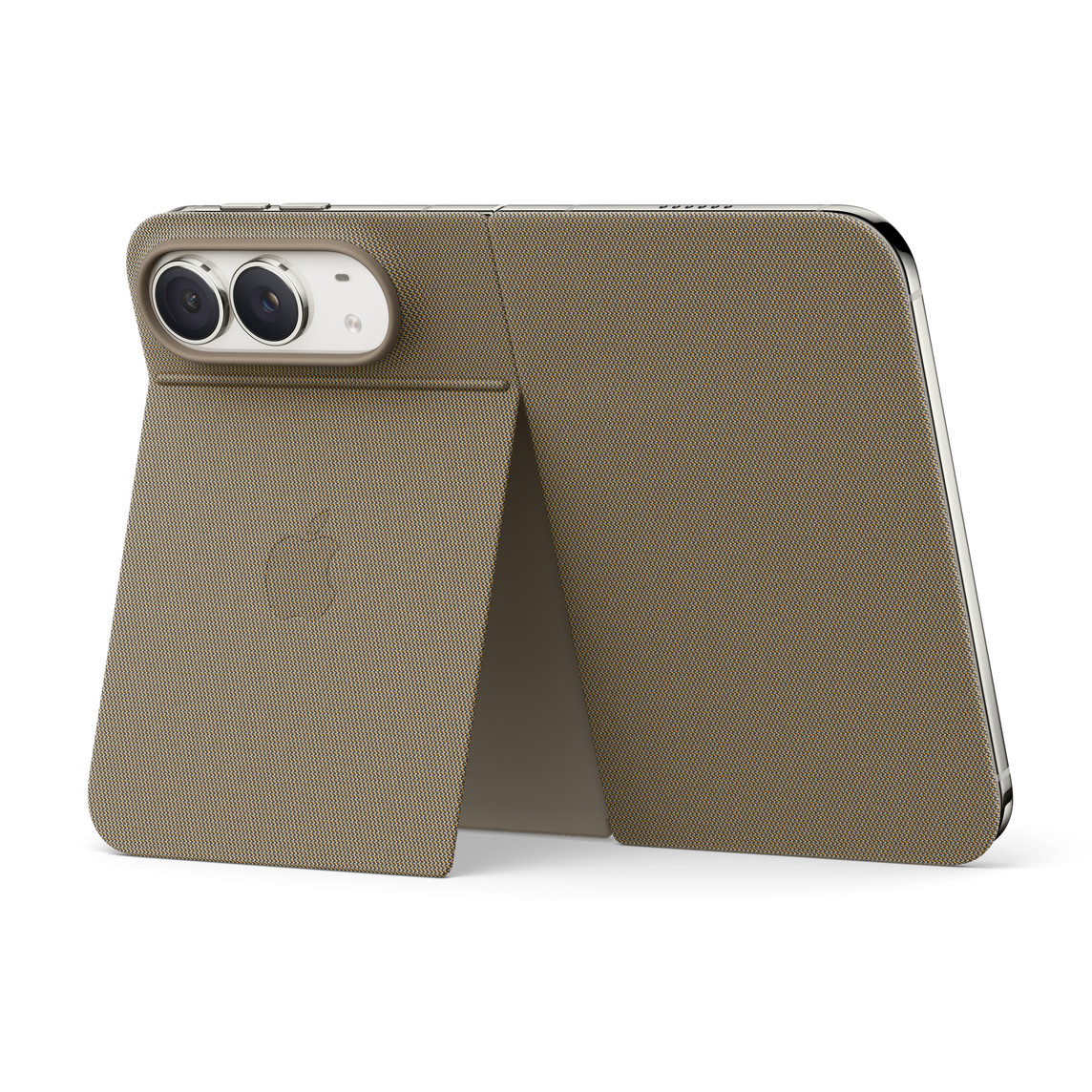 APPLE IPHONE DUO FOLIO WITH KICKSTAND TAUPE MKR64