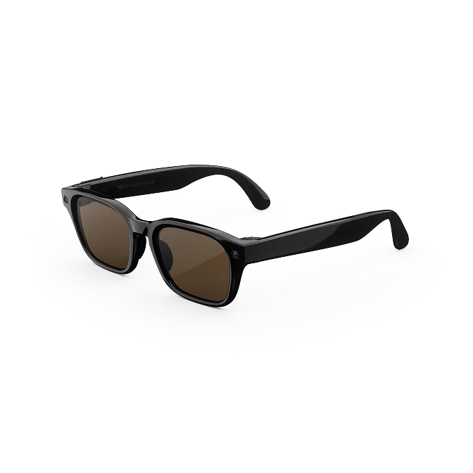 META ADVENTURE SMART AI GLASSES BROWN LENSES CLASSIC BLACK 1001881-01