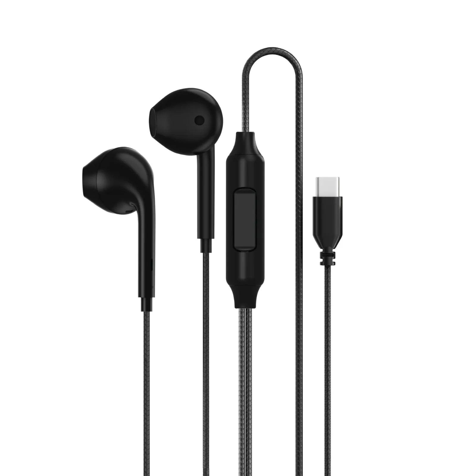 PAWA SONIC TYPE C WIRED EARPHONE BLACK PW-TCEP30-BK