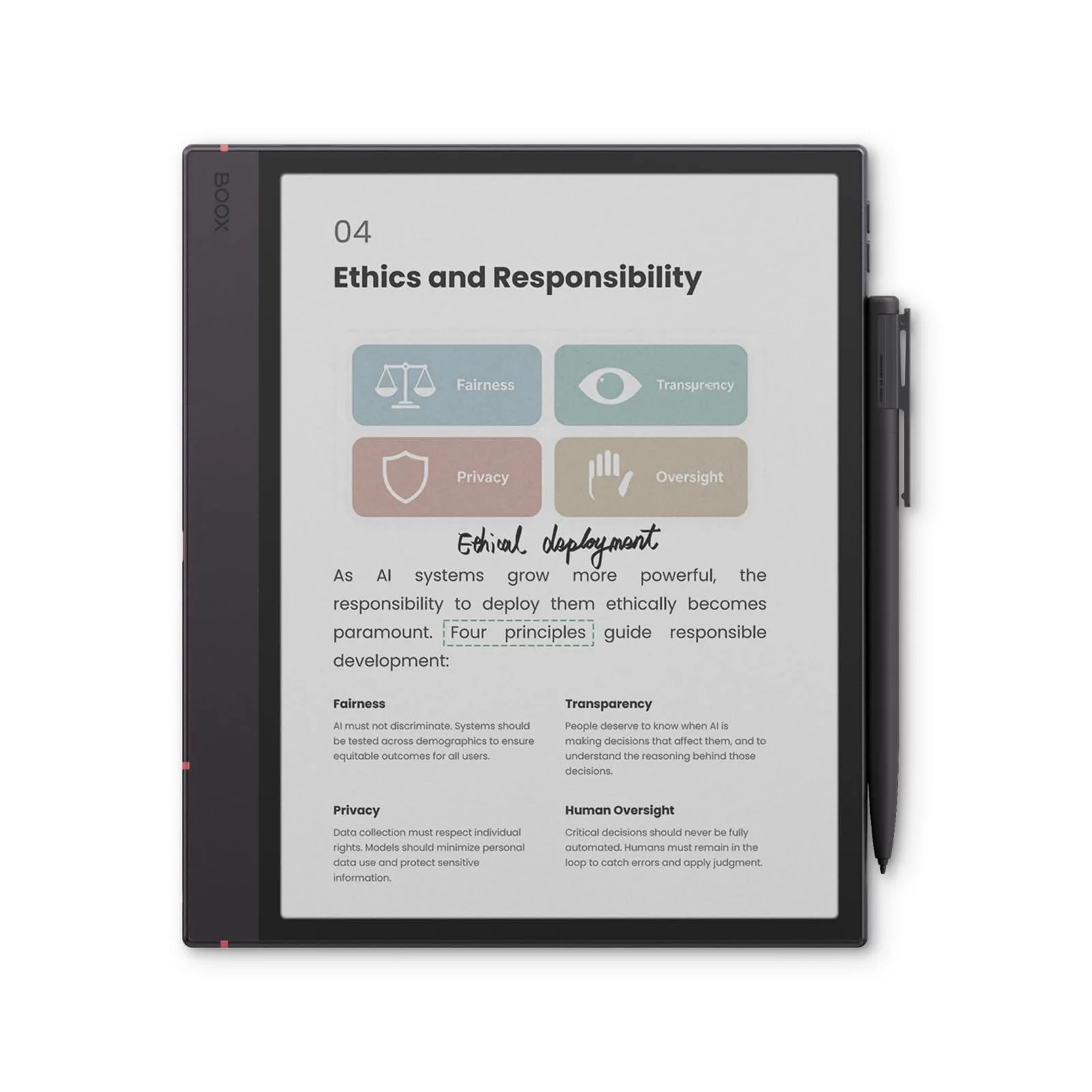 BOOX NOTE AIR 6C 10.3 INCH KALEIDO 3 6GB 64GB EPAPER NOTEBOOK TABLET BLACK