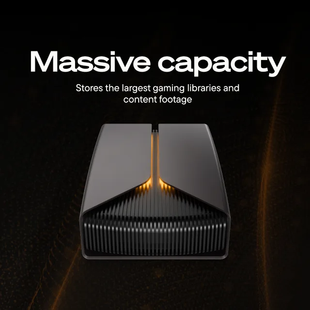 SEAGATE 8TB FIRECUDA X VAULT USB-C RGB GAMING HARD DRIVE STNL8000400 thumbnail 3
