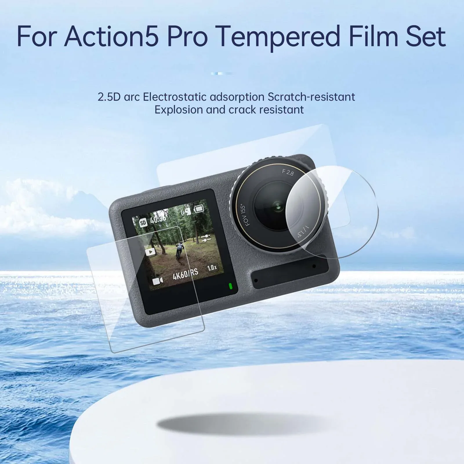 TELESIN ACTION 5 PRO TEMPERED FILM COLOR BOX S6-FLM-10-TDJ thumbnail 7