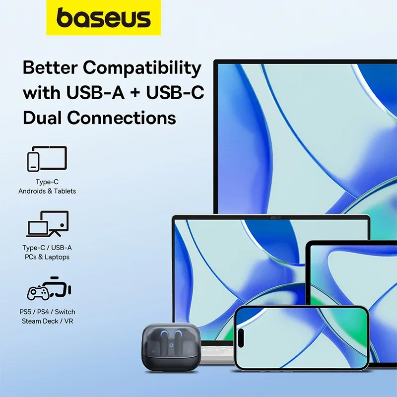 BASEUS AEQUR G10 TRUE WIRELESS EARPHONE WHITE thumbnail 8
