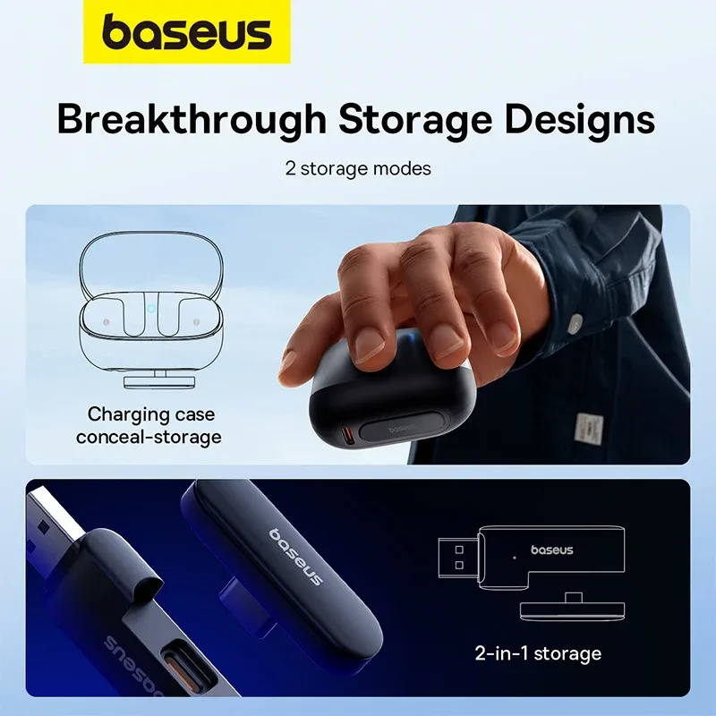 BASEUS AEQUR G10 TRUE WIRELESS EARPHONE WHITE thumbnail 3