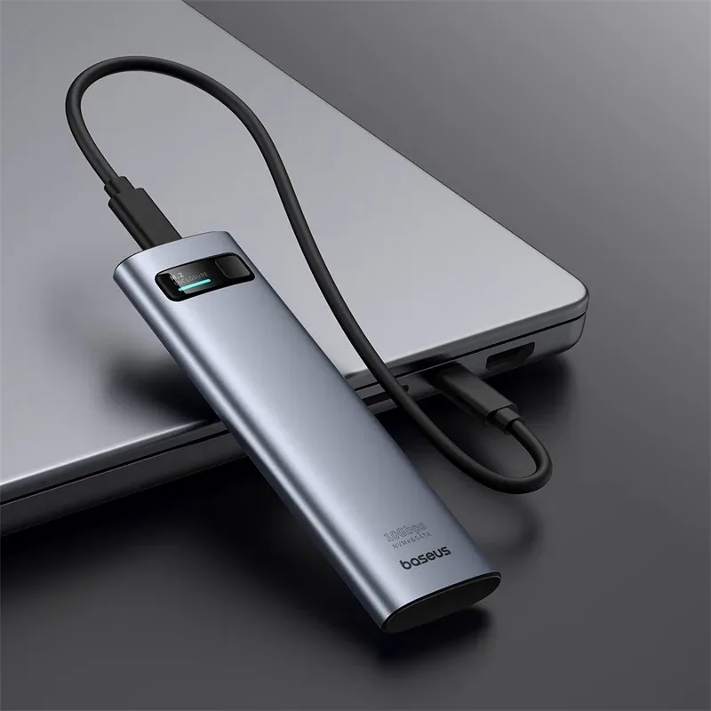 BASEUS FLY JOY SERIES SSD ENCLOSURE M2 NVME AND SATA GREY B00760600811 thumbnail 13