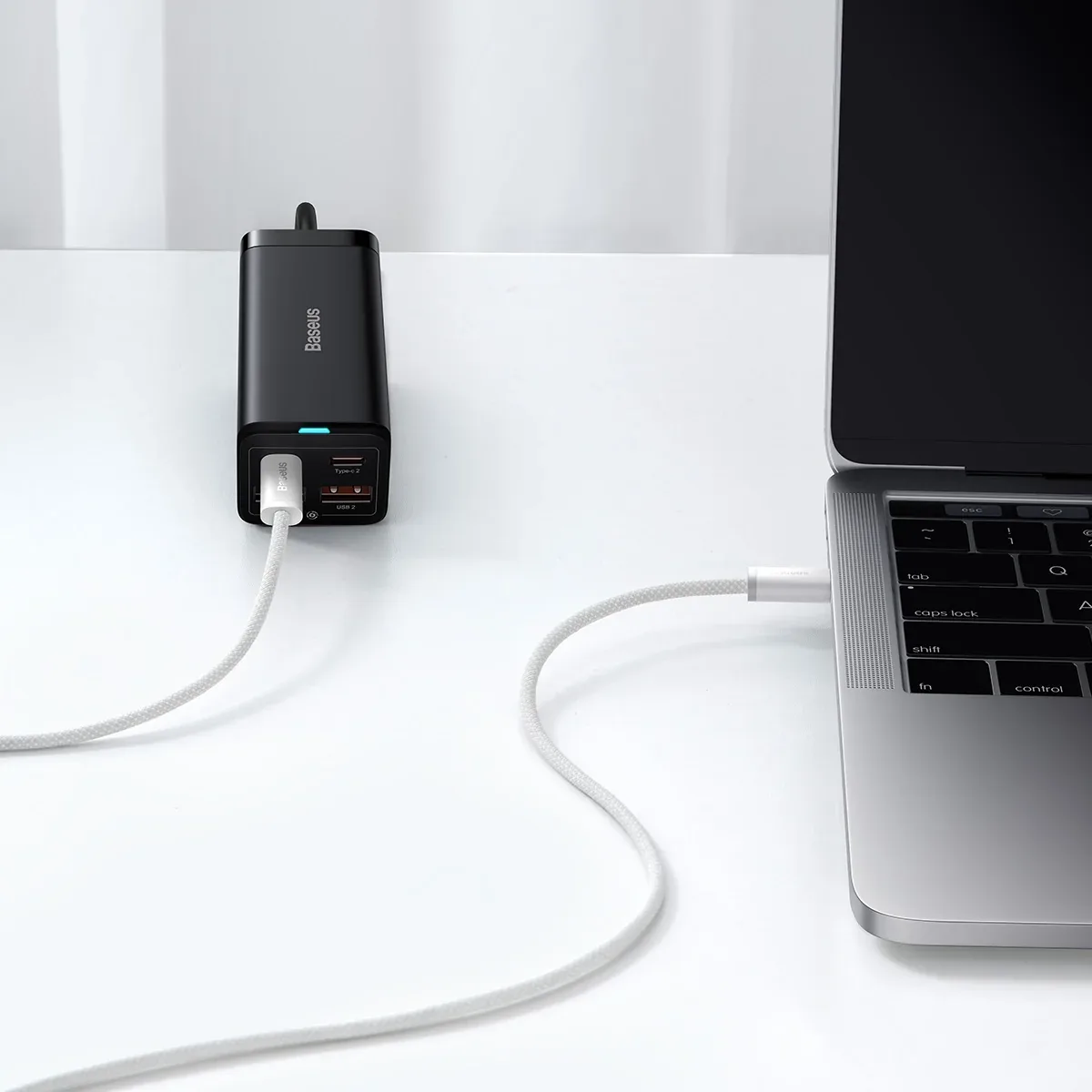 BASEUS DYNAMIC 3 SERIES FAST CHARGING DATA CABLE TYPE C TO TYPE C 100W 2M BLACK P10367000111 thumbnail 11