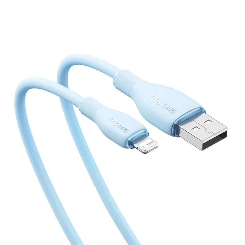 BASEUS PUDDING SERIES FAST CHARGING USB TO IP 2.4A CABLE 1.2M NEBULA PURPLE P10355700511 thumbnail 9