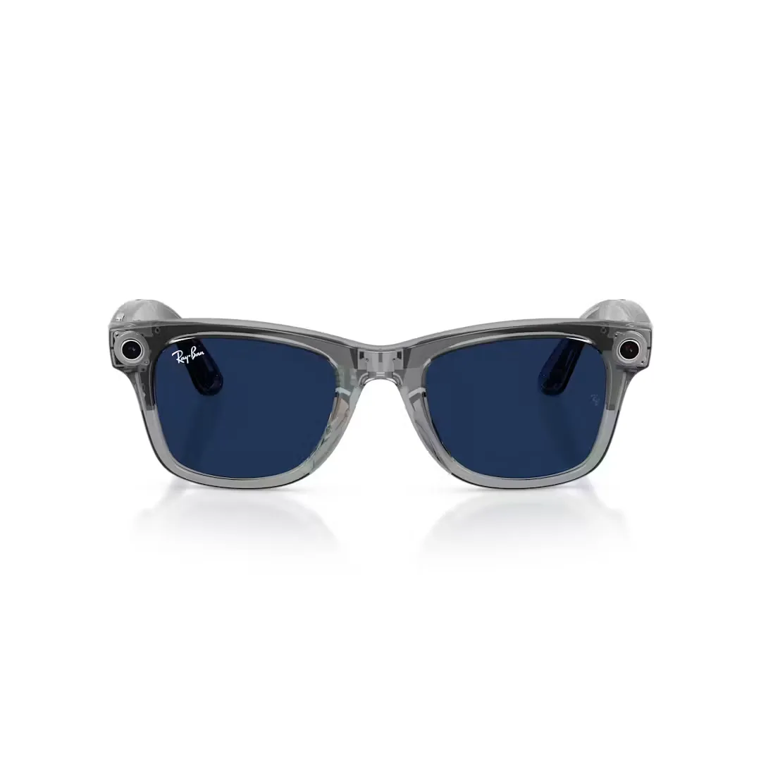 RAYBAN META WAYFARER (GEN 2 ) F SHINY TRANSPARENT GREY L TRANSITION SAPHIRE RW4012 SK-1001845-01