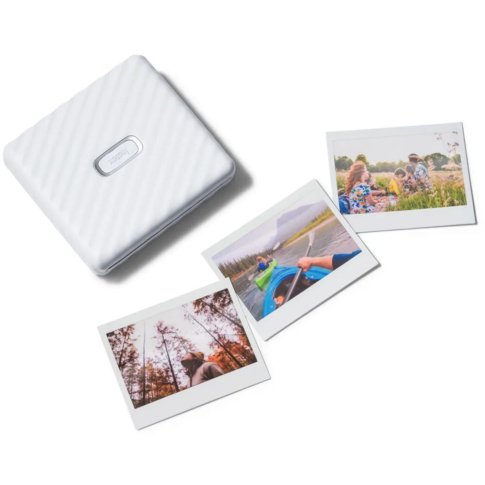 FUJIFILM INSTAX LINK WIDE SMARTPHONE PRINTER ASH WHITE thumbnail 4