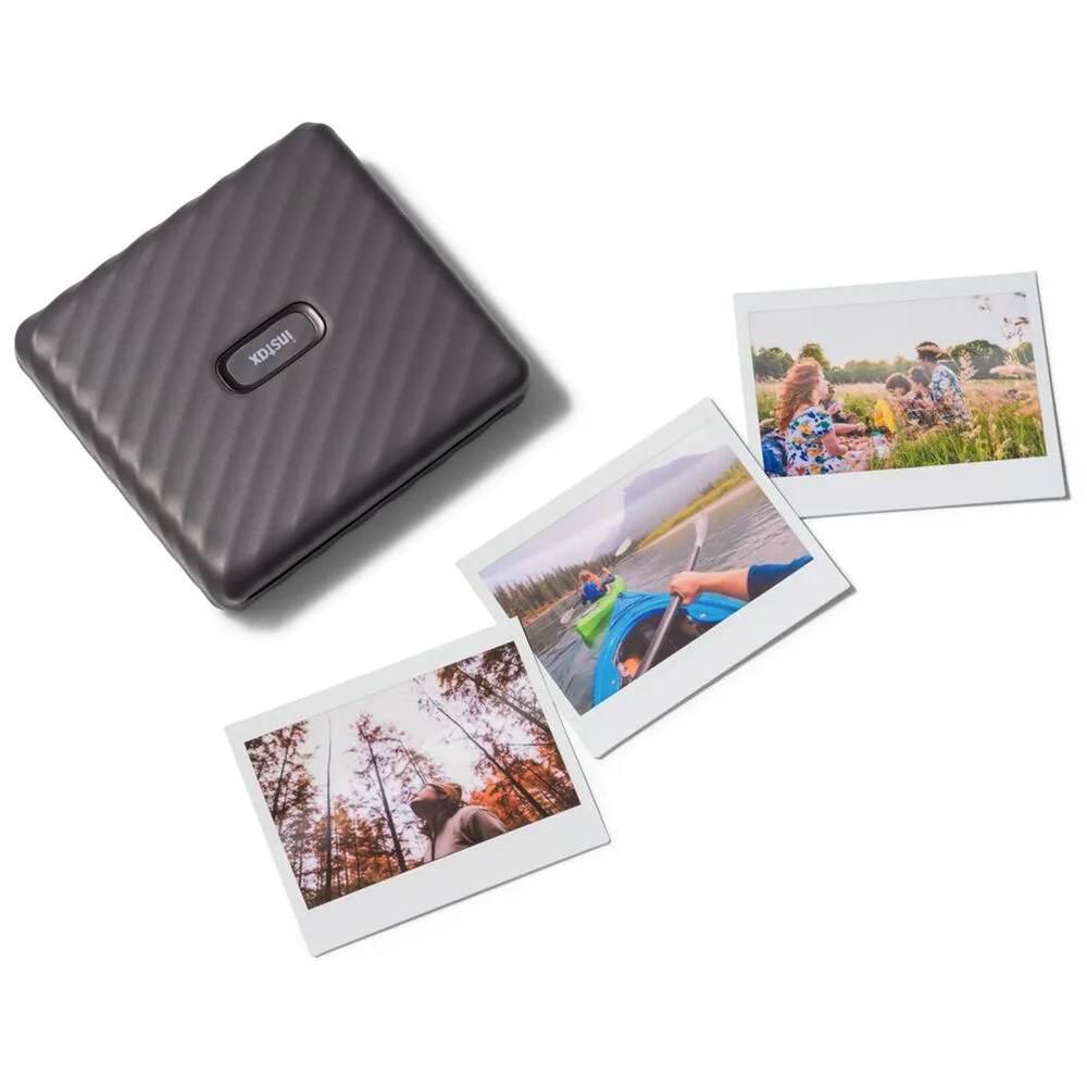 FUJIFILM INSTAX LINK WIDE SMARTPHONE PRINTER MOCHA GRAY thumbnail 4
