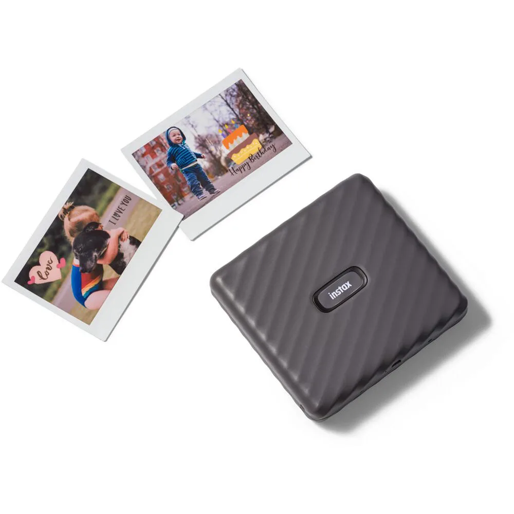 FUJIFILM INSTAX LINK WIDE SMARTPHONE PRINTER MOCHA GRAY thumbnail 2