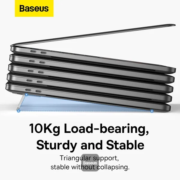 BASEUS SLIM LAPTOP KICK STAND X2 PACK OF 2 SILVER thumbnail 6