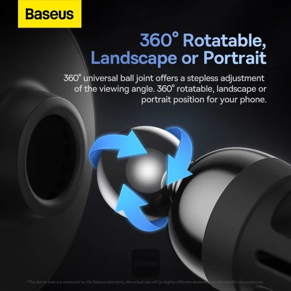 BASEUS C01 MAGNETIC PHONE HOLDER AIR OUTLET VERSION CLUSTER BLACK C40140802113 thumbnail 6