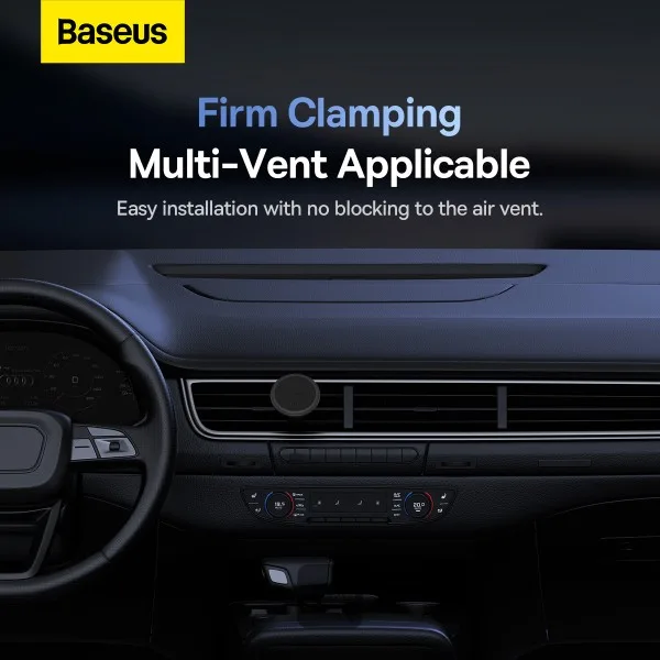 BASEUS C01 MAGNETIC PHONE HOLDER AIR OUTLET VERSION CLUSTER BLACK C40140802113 thumbnail 7