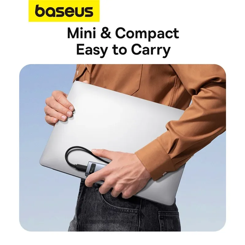 BASEUS FLY JOY SERIES SSD ENCLOSURE M2 NVME AND SATA GREY B00760600811 thumbnail 6