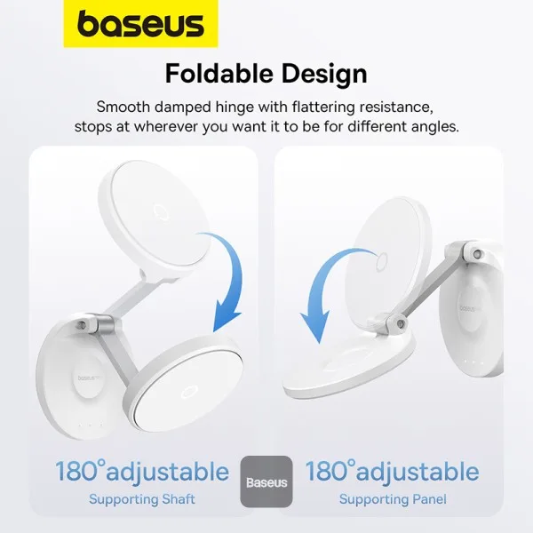 BASEUS MAGPRO SERIES MAGNETIC FOLDABLE PHONE MOUNT WHITE B10564101211 thumbnail 5