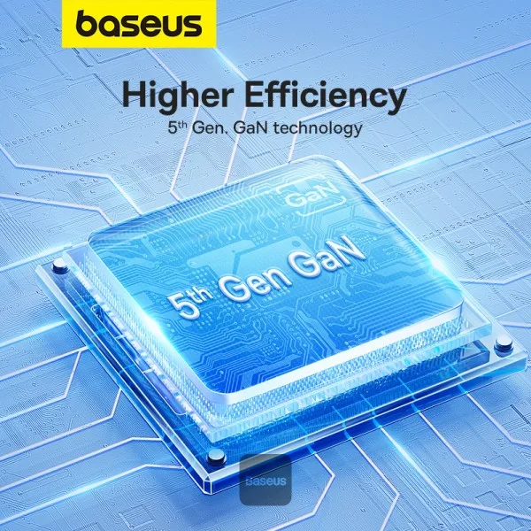 BASUES GAN 5 MINI FAST CHARGER 30W WHITE thumbnail 5