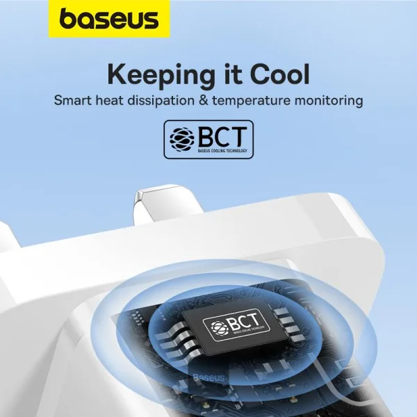BASUES GAN 5 MINI FAST CHARGER 30W WHITE thumbnail 7