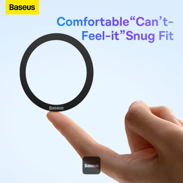 BASEUS HALO SERIES MAGNETIC METAL RING BLACK PCCH000001 thumbnail 7