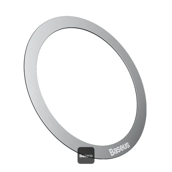 BASEUS HALO SERIES MAGNETIC METAL RING SILVER PCCH000012 thumbnail 3