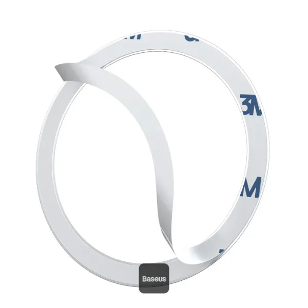 BASEUS HALO SERIES MAGNETIC METAL RING SILVER PCCH000012 thumbnail 4