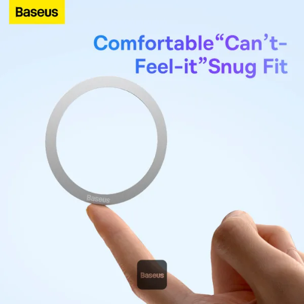BASEUS HALO SERIES MAGNETIC METAL RING SILVER PCCH000012 thumbnail 9