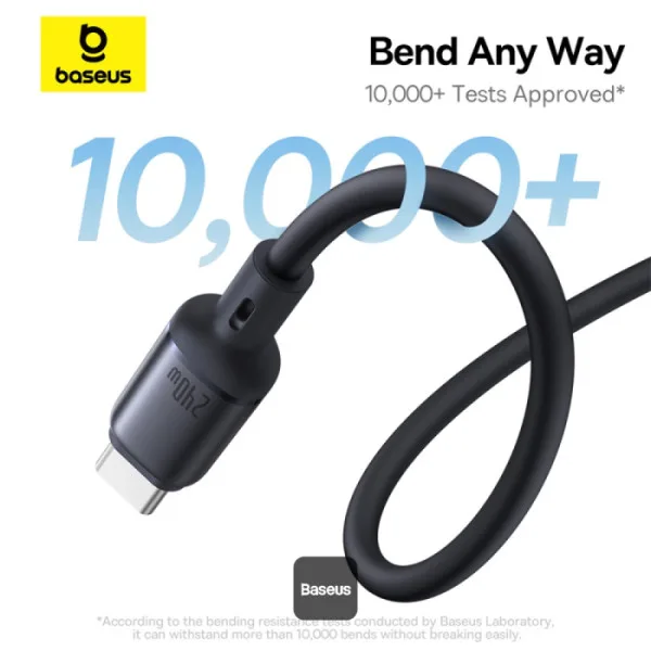 BASEUS PICOGO FAST CHARGING CABLE TYPE C TO TYPE C 240W 1M BLACK E0423300 thumbnail 8