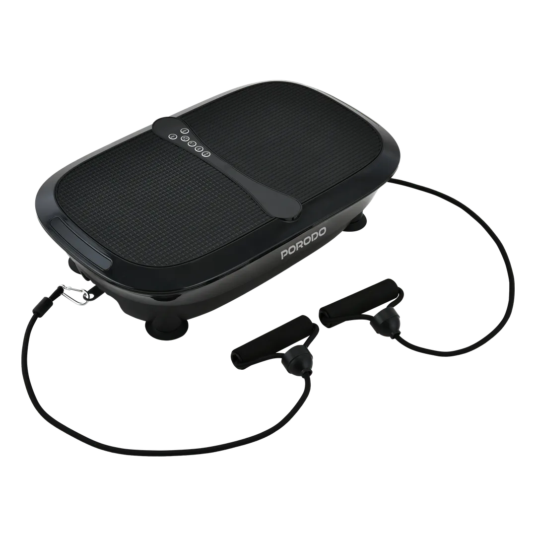 PORODO REVIVE 200W EMS VIBRATION  PLATE WITH LED DISPLAY BLACK PDKW5116BK
