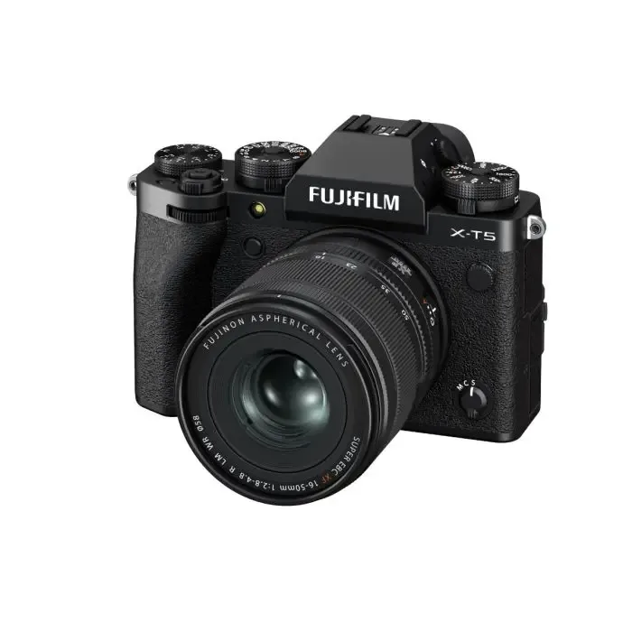 FUJIFILM X-T5 MIRRORLESS CAMERA WITH XF 16-50MM F2 8-4.8 R LM WR LENS BLACK FF220001