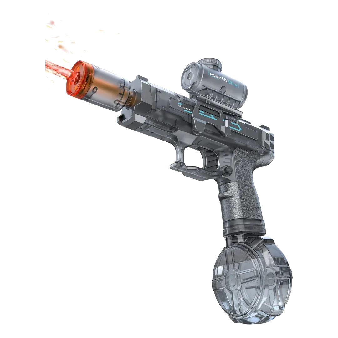 PORODO BLUE BLUE JET AUTO-FIRING ELECTRIC WATER GUN GREY PBWG1271224GY
