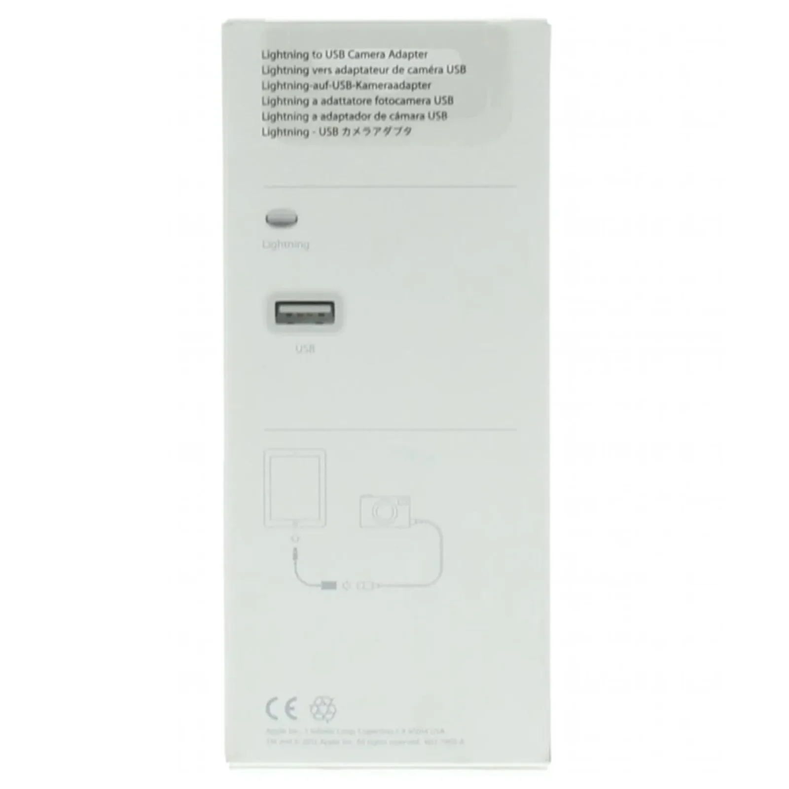 APPLE LIGHTNING TO USB CAMERA ADAPTER MD821 thumbnail 2