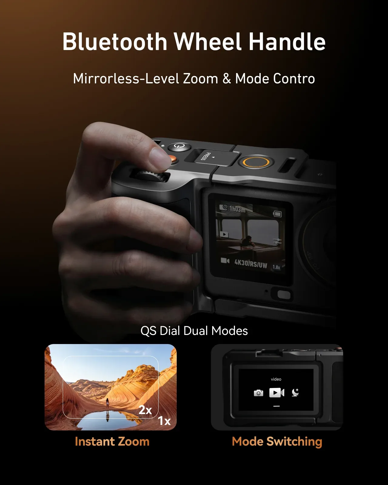 TELESIN REMOTE STREET PHOTOGRAPHY KIT FOR ACTION 6 S6-FMS-47-TDJ thumbnail 13