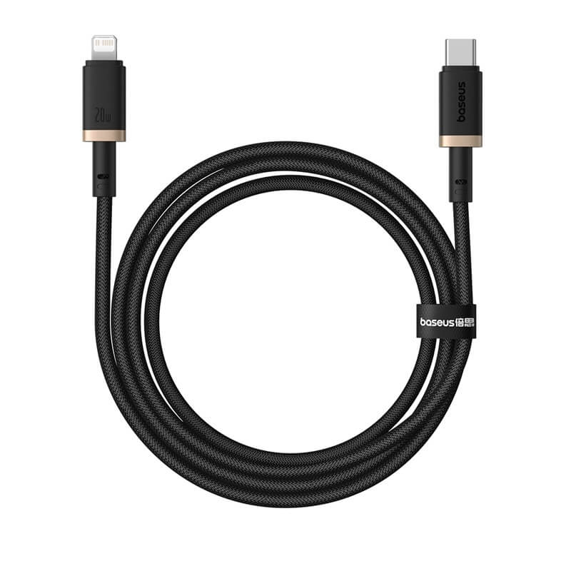 BASEUS DURA TYPE C TO LIGHTNING IP 20W CABLE 1M BLACK thumbnail 8