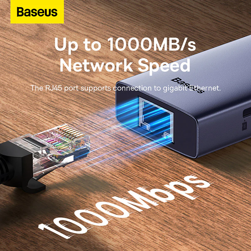 BASEUS FLITE SERIES 4 PORT USB-C HUB SPACE GREY B0005280A813-00-GY thumbnail 9