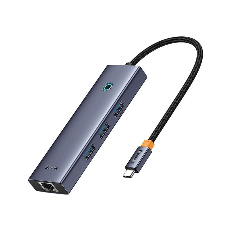 BASEUS 4-PORT EXPANSION USB-C HUB BS-OH108 GRAY