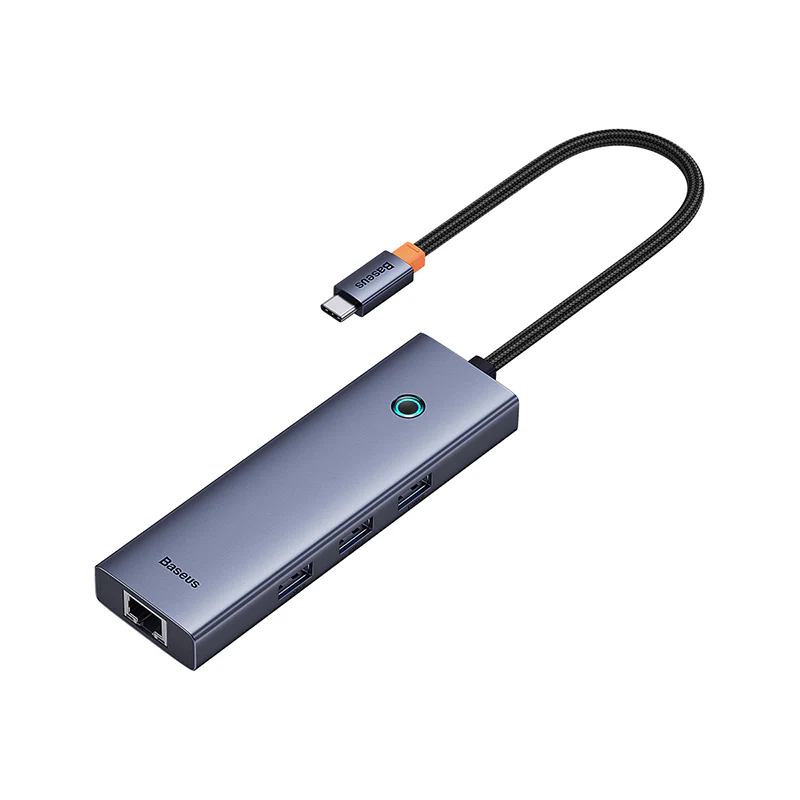 BASEUS FLITE SERIES 4 PORT USB-C HUB SPACE GREY B0005280A813-00-GY thumbnail 3