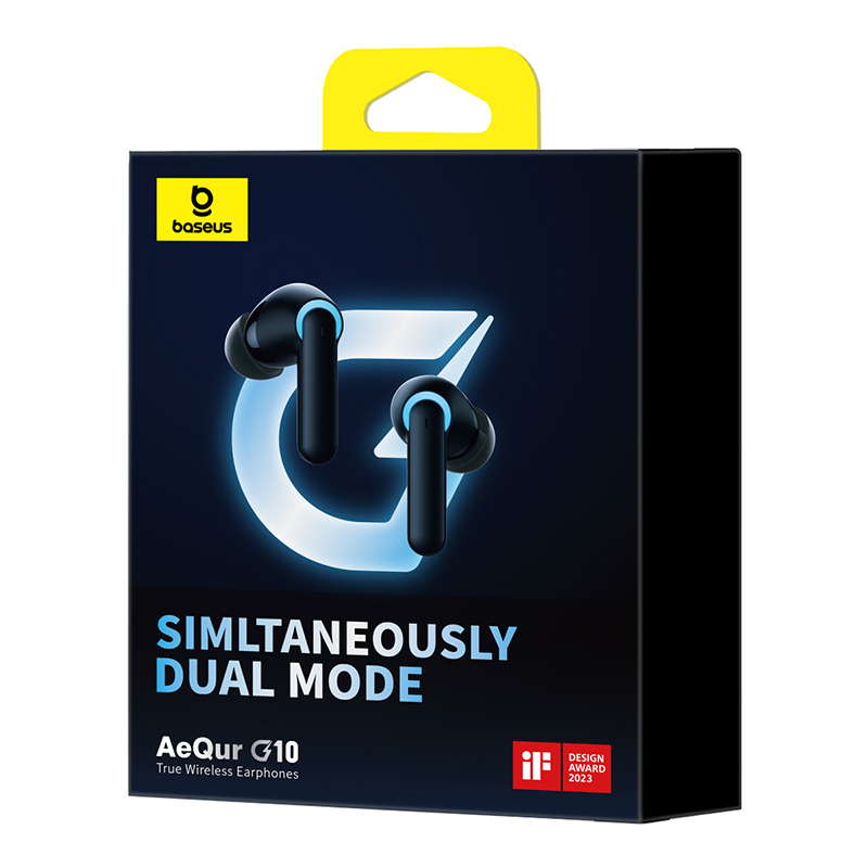 BASEUS AEQUR G10 TRUE WIRELESS EARPHONE BLACK thumbnail 2