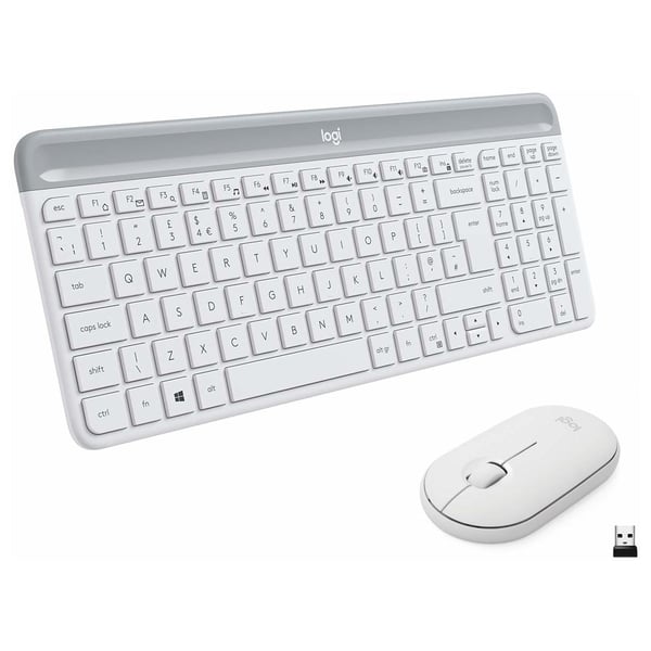 LOGITECH MK470 WIRELESS  COMBO KEYBOARD WHITE 920-009181