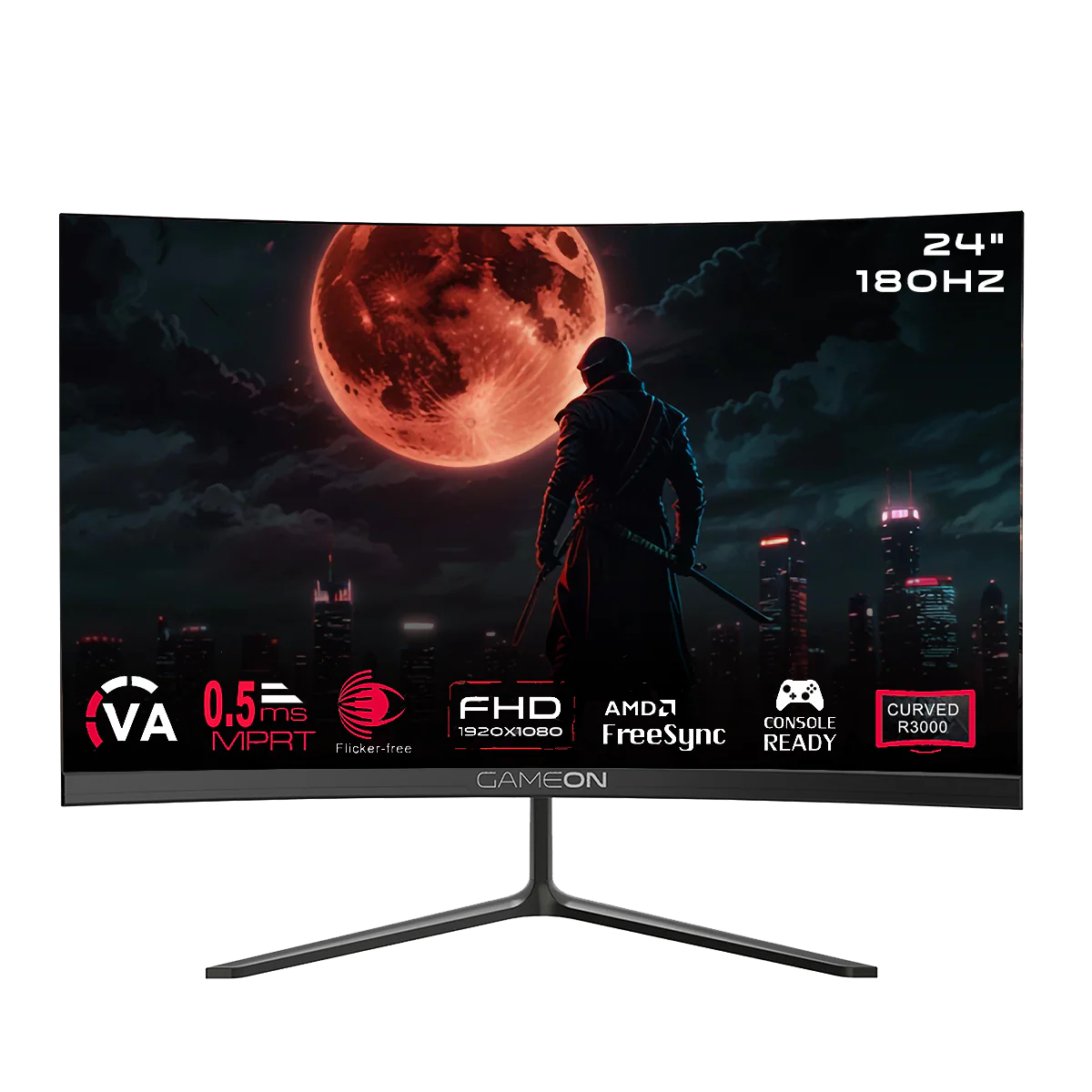GAMEON 24 INCH FULL HD VA PANEL GAMING MONITOR GOC24F180VA