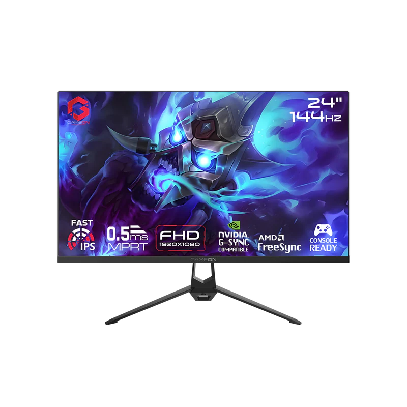 GAMEON ESSENTIAL 23.8 INCH FHD 144HZ FAST IPS GAMING MONITOR GOES24FHD144IPS