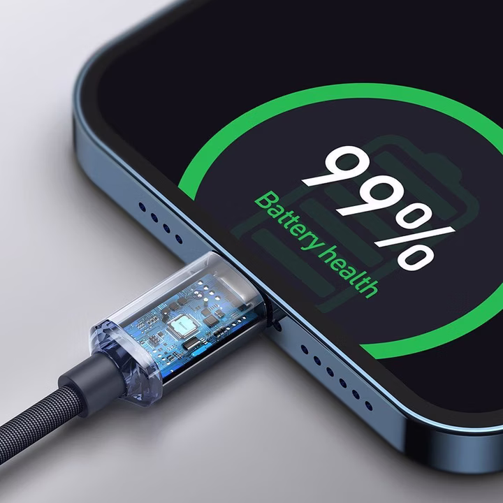 BASEUS CRYSTAL SHINE 20W TYPE C TO LIGHTNING CABLE 2M BLACK thumbnail 16