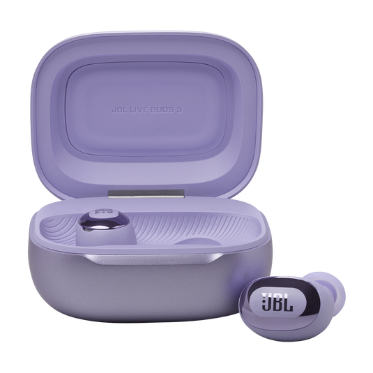 JBL LIVE BUDS 3 TRUE WIRELESS NOISE CANCELLING EARBUDS WITH SMART CHARGING CASE PURPLE