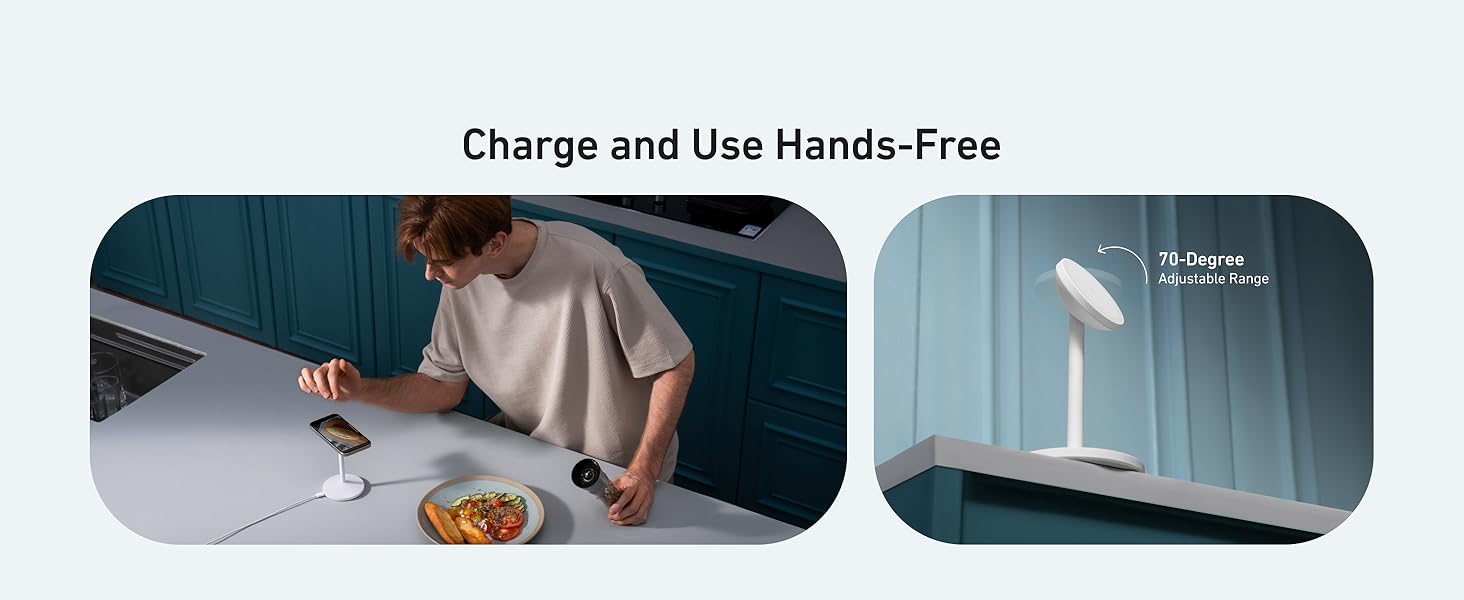 ANKER MAGGO ULTRA FAST QI2 WIRELESS CHARGER STAND WITH USB-C CABLE A25X1H11 thumbnail 2