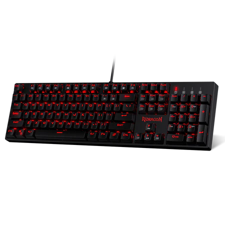 REDRAGON SUPARA MECHANICAL GAMING KEYBOARD RED SWITCH BLACK K582RGB