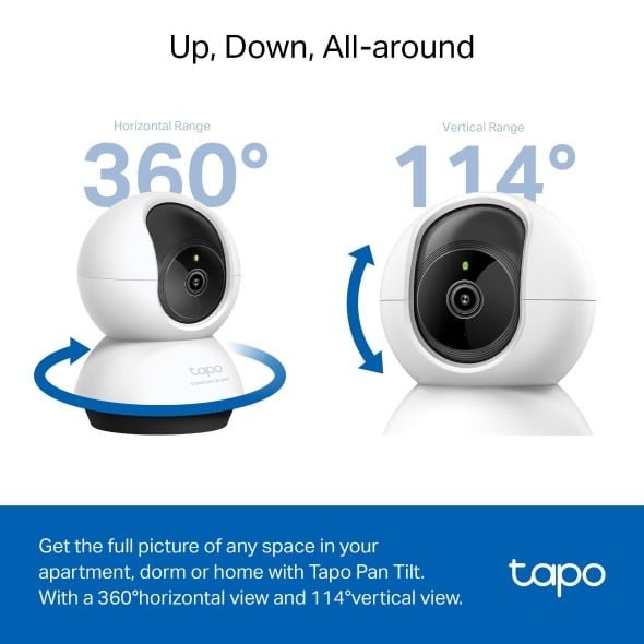TP LINK PAN TILT HOME SECURITY WIFI CAMERA TAPO C220 thumbnail 7